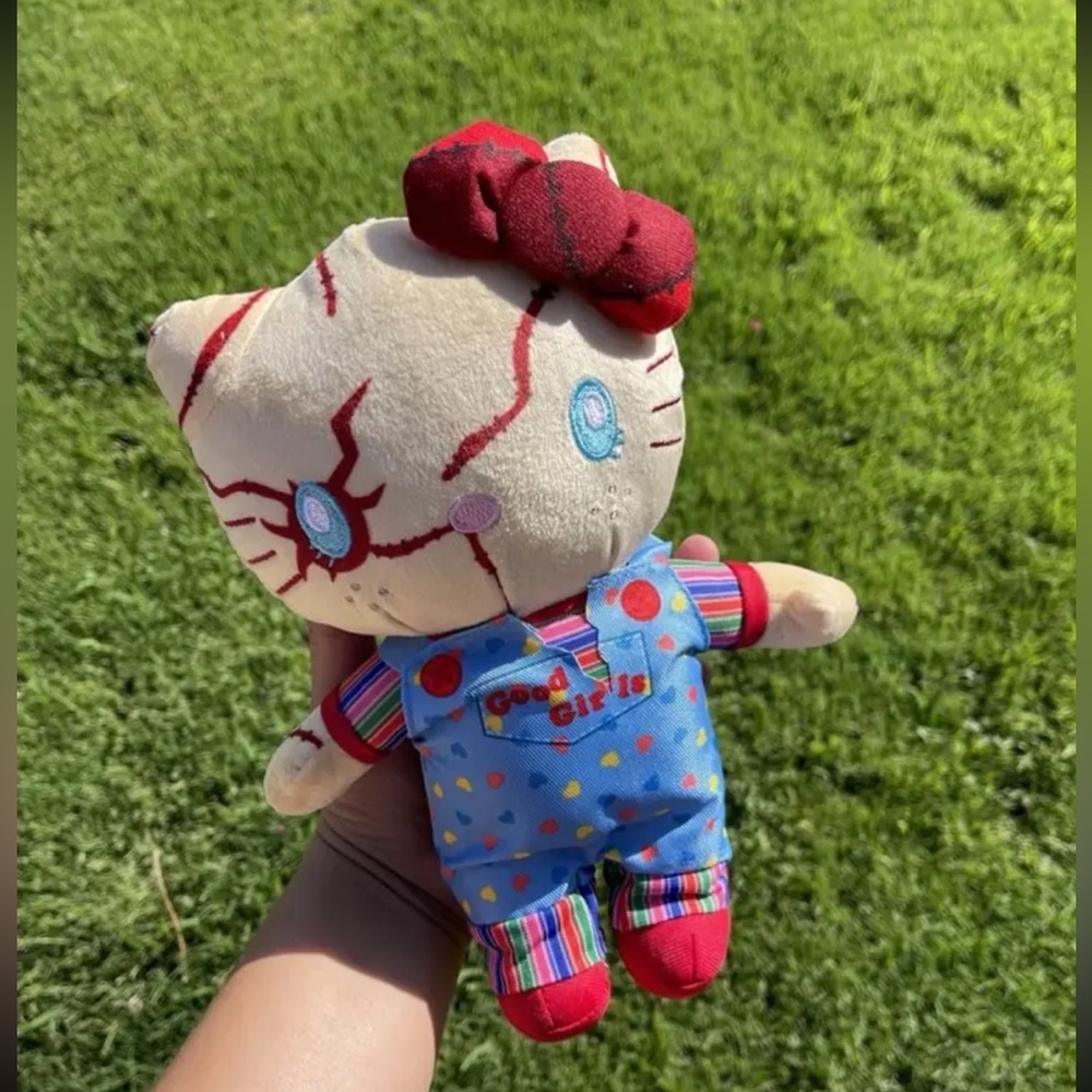 Hello Kitty Chucky Child's Play 9"" inch Plush Stuffed Doll Toy Halloween Gift
